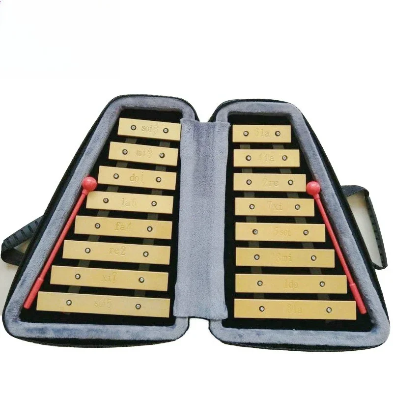 16-tone hand banging small carillon, children's kindergarten early education double-row aluminum piano
16-tone hand banging small carillon, children's kindergarten early education double-row aluminum piano