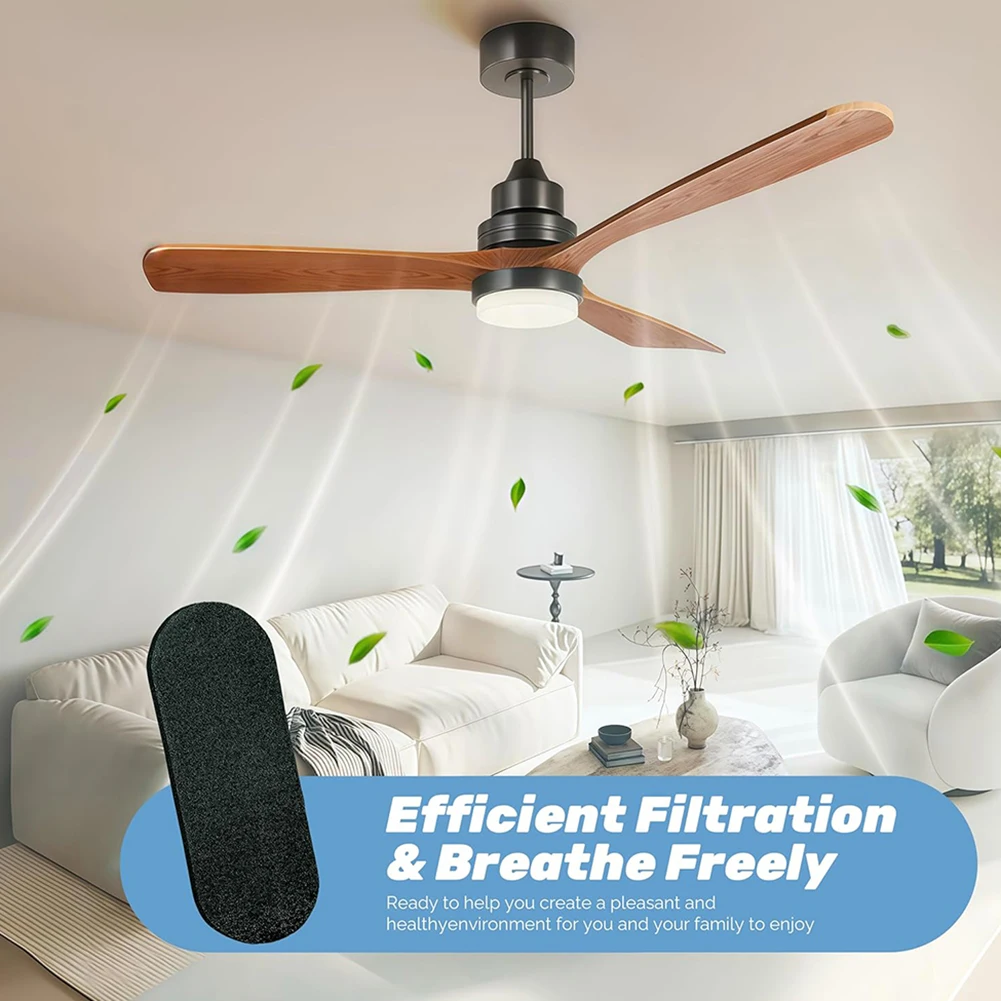 Фильтры лопастей потолочного вентилятора с активированным кокосовым углем Удаление пыли и абсорбция Подходит для всех вентиляторов Легко прикрепить
Фильтры лопастей потолочного вентилятора с активированным кокосовым углем Удаление пыли и абсорбция Подходит для всех вентиляторов Легко прикрепить