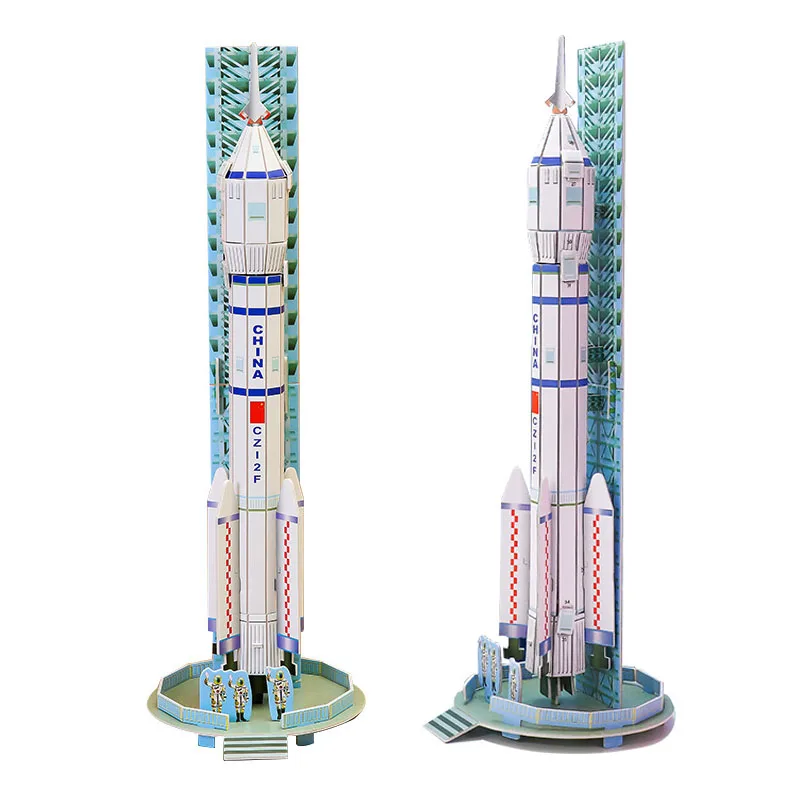 China CZ-2F Rocket Shenzhou 7 Space Exploration 3D Paper Puzzle Building Model Toy Chinese Aeronautical Technology Boy Girl Gift
China CZ-2F Rocket Shenzhou 7 Space Exploration 3D Paper Puzzle Building Model Toy Chinese Aeronautical Technology Boy Girl Gift