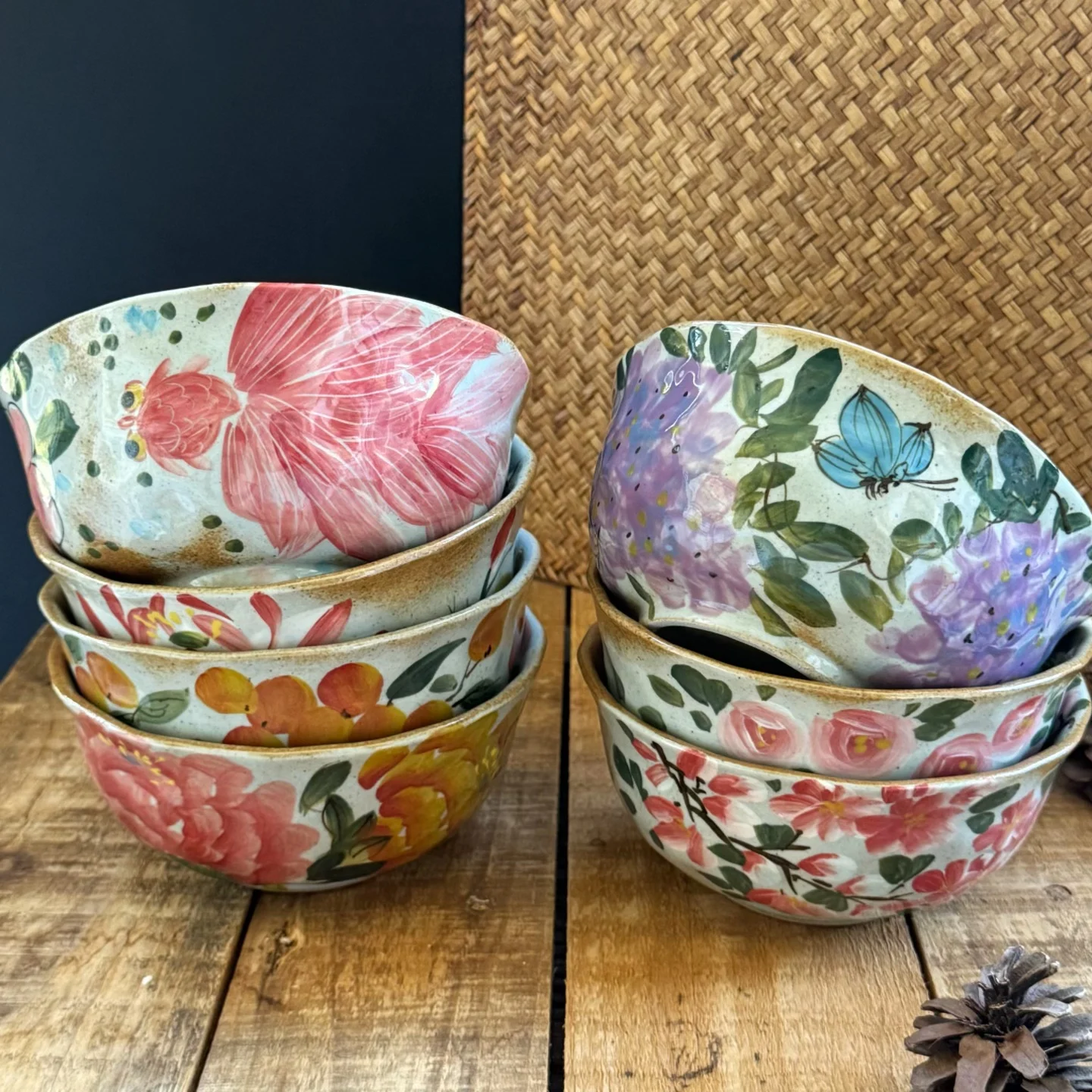 Jingdezhen Handmade Handmade Salad Bowl Soup Bowl Rough Cercs Hand-Painted Apricot Pattern Large Bowl Rural Sle Diningware
Jingdezhen Handmade Handmade Salad Bowl Soup Bowl Rough Cercs Hand-Painted Apricot Pattern Large Bowl Rural Sle Diningware