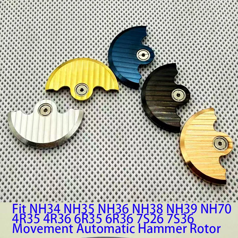 Oscillating Weight Automatic Hammer Rotor Fits NH34 NH35 NH36 NH38 NH39 NH70 4R35 6R 7S Movement SKX007 SRPD Watch Repair Parts 
Oscillating Weight Automatic Hammer Rotor Fits NH34 NH35 NH36 NH38 NH39 NH70 4R35 6R 7S Movement SKX007 SRPD Watch Repair Parts