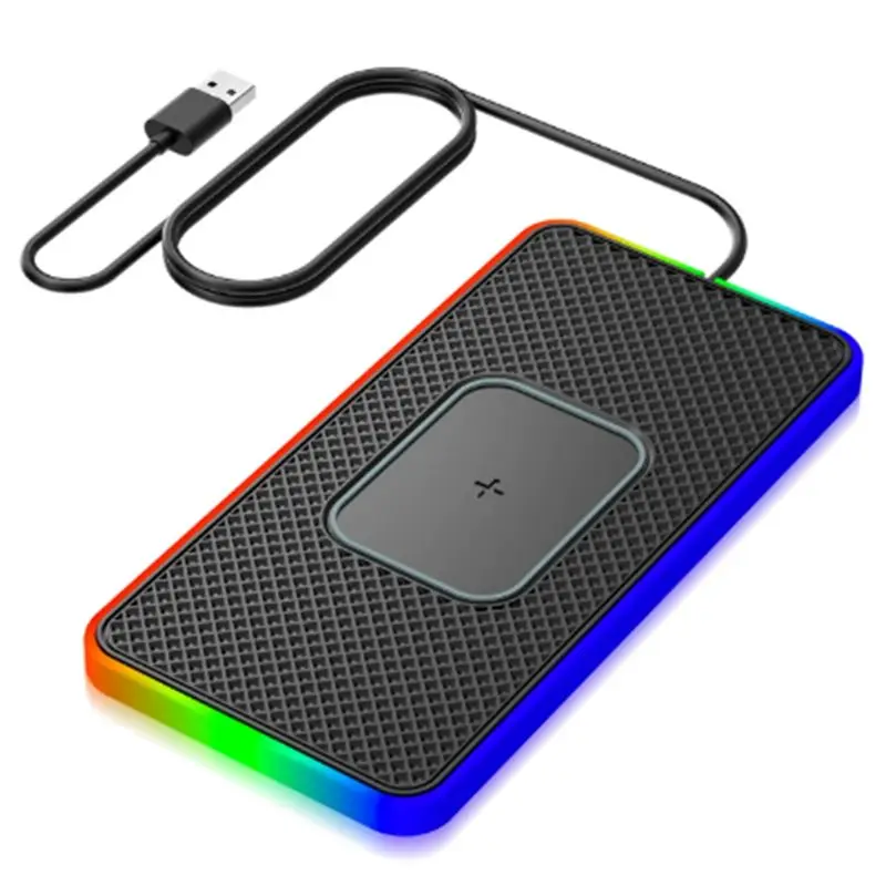 Автомобильный беспроводной силиконовый коврик-зарядка для телефона с RGB-подсветкой и доставкой за 24 часа – аксессуар для автомобиля
Автомобильный беспроводной силиконовый коврик-зарядка для телефона с RGB-подсветкой и доставкой за 24 часа – аксессуар для автомобиля