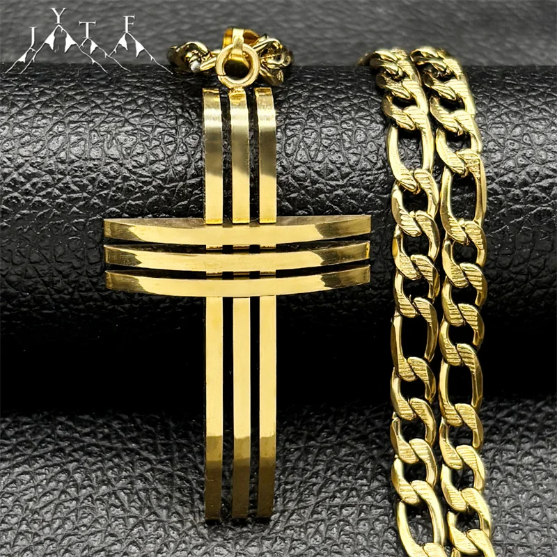 Stainless Steel Hip Hop Jesus Cross Pendant Necklace for Women Men Gold Color Christian Holy Lord Crucifix Necklace Jewelry
Stainless Steel Hip Hop Jesus Cross Pendant Necklace for Women Men Gold Color Christian Holy Lord Crucifix Necklace Jewelry