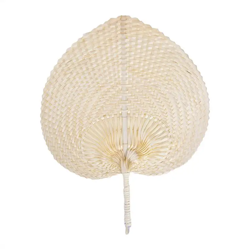 Natural Handmade Weaving Lightweight Palm Leaf Bamboo Fans handmade peach shaped bamboo woven fan DIY Woven Cooling Fan
Natural Handmade Weaving Lightweight Palm Leaf Bamboo Fans handmade peach shaped bamboo woven fan DIY Woven Cooling Fan