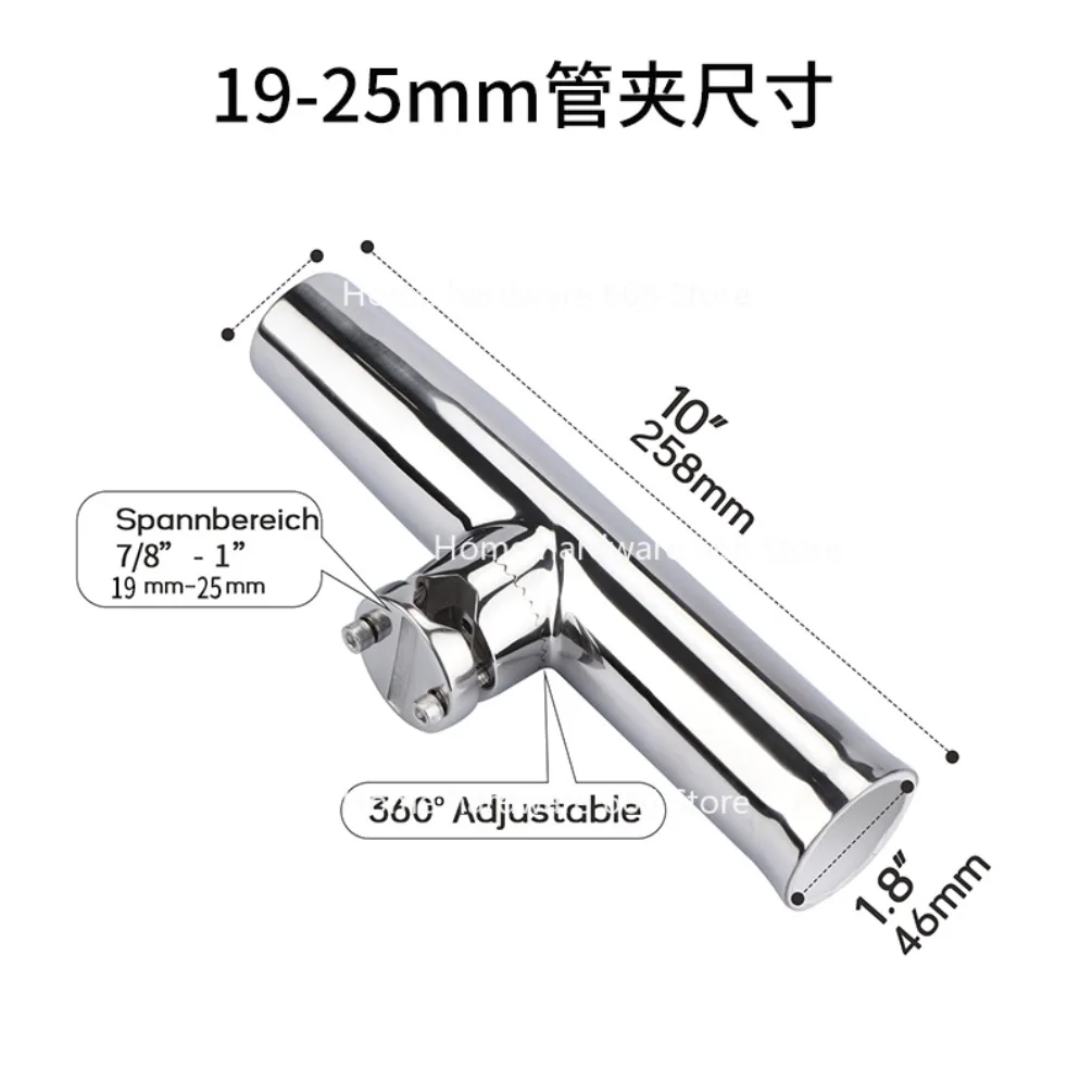 Крепление для удочки на лодку, боковое, 7/8"-1", для поручней, морской, из нержавеющей стали, держатель для удилища, инструмент
Крепление для удочки на лодку, боковое, 7/8"-1", для поручней, морской, из нержавеющей стали, держатель для удилища, инструмент