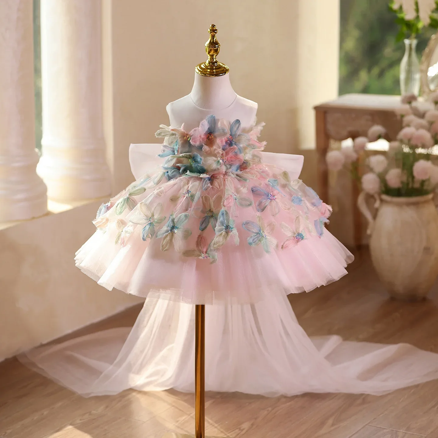 Flower Children Round Neck Sleeveless Dress Princess Elegant Dresses Kids Birthday Party Clothing Wedding Costume Boutique New
Flower Children Round Neck Sleeveless Dress Princess Elegant Dresses Kids Birthday Party Clothing Wedding Costume Boutique New