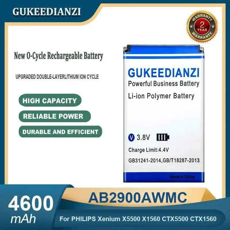 Аккумулятор для мобильного телефона AB2900AWMC высокой емкости 4600 мАч для PHILIPS Xenium X5500 X1560 CTX5500 CTX1560
Аккумулятор для мобильного телефона AB2900AWMC высокой емкости 4600 мАч для PHILIPS Xenium X5500 X1560 CTX5500 CTX1560