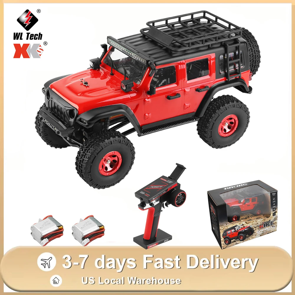 WLtoys 2428 RC Car 2.4G 4WD Electric Remote Control Crawler 3km/h Carbon Brush Off-road Climbing Car Toys for Boys Adults
WLtoys 2428 RC Car 2.4G 4WD Electric Remote Control Crawler 3km/h Carbon Brush Off-road Climbing Car Toys for Boys Adults