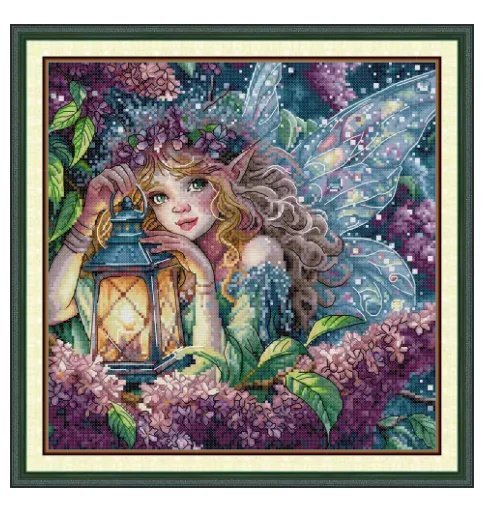 Cross Stitch Kit Easy Pattern Aida Stamped Fabric Embroidery Set-Lilac cross stitch embroidery kits Counted Cross Stitch Kit
Cross Stitch Kit Easy Pattern Aida Stamped Fabric Embroidery Set-Lilac cross stitch embroidery kits Counted Cross Stitch Kit