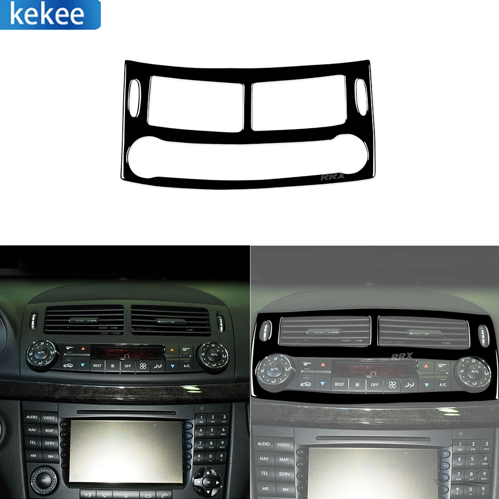 For Mercedes-Benz E-Class W211 2003-2009 Piano Black Center Air Vent Cover Car Interior Decoration Accessories Stickers
For Mercedes-Benz E-Class W211 2003-2009 Piano Black Center Air Vent Cover Car Interior Decoration Accessories Stickers