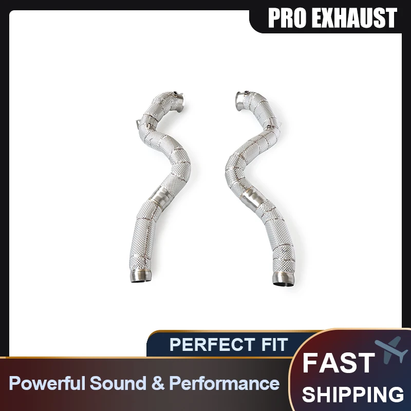 PRO Fast Shipping Racing Downpipe for Mercedes-Benz C63 C63S W205 AMG M177 4.0T Downpipes With Heat Shield Exhaust System
PRO Fast Shipping Racing Downpipe for Mercedes-Benz C63 C63S W205 AMG M177 4.0T Downpipes With Heat Shield Exhaust System