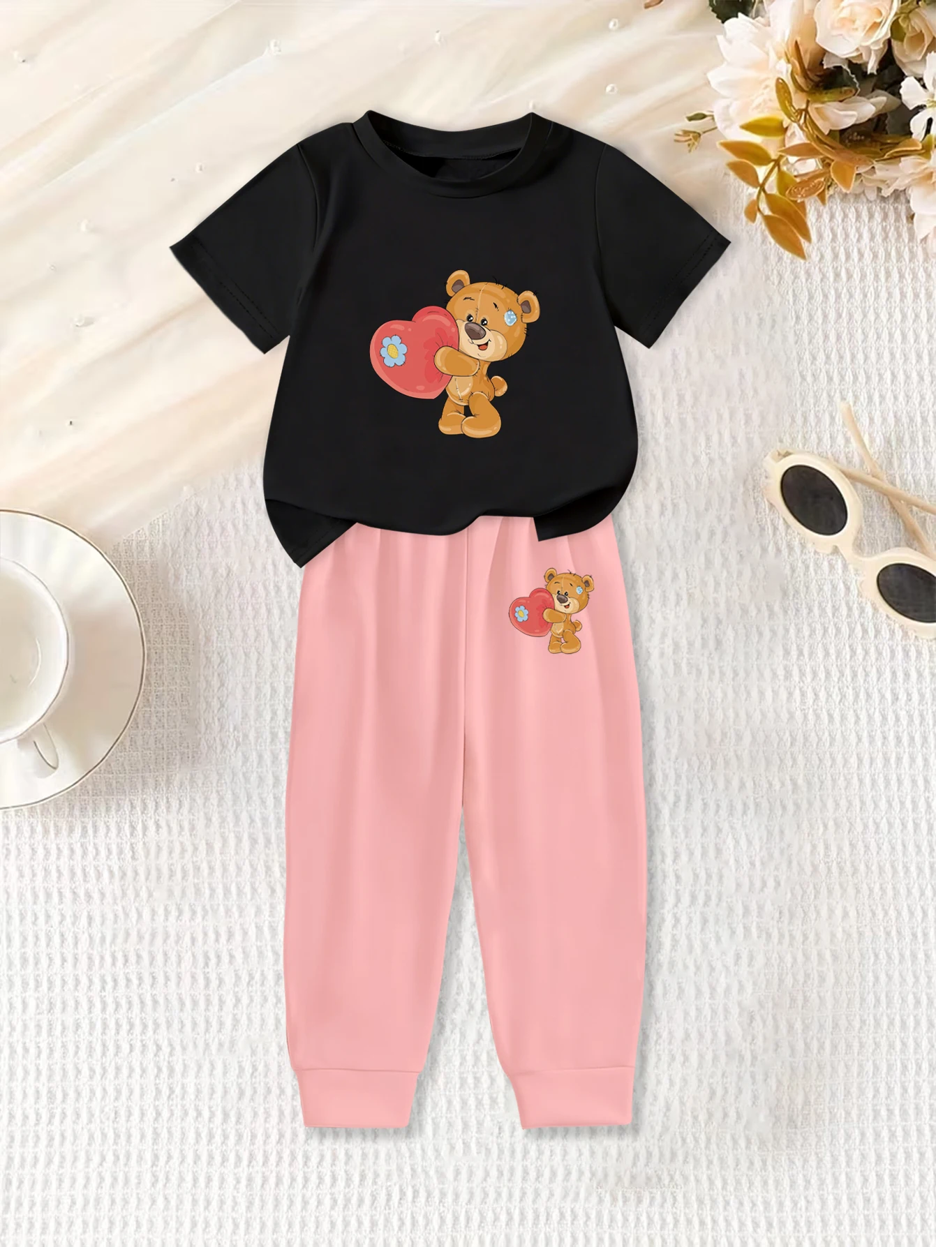 2 предмета: Летний милый милый наряд из 2 предметов для девочек на День святого Валентина с рисунком медведя в виде сердца
2 предмета: Летний милый милый наряд из 2 предметов для девочек на День святого Валентина с рисунком медведя в виде сердца