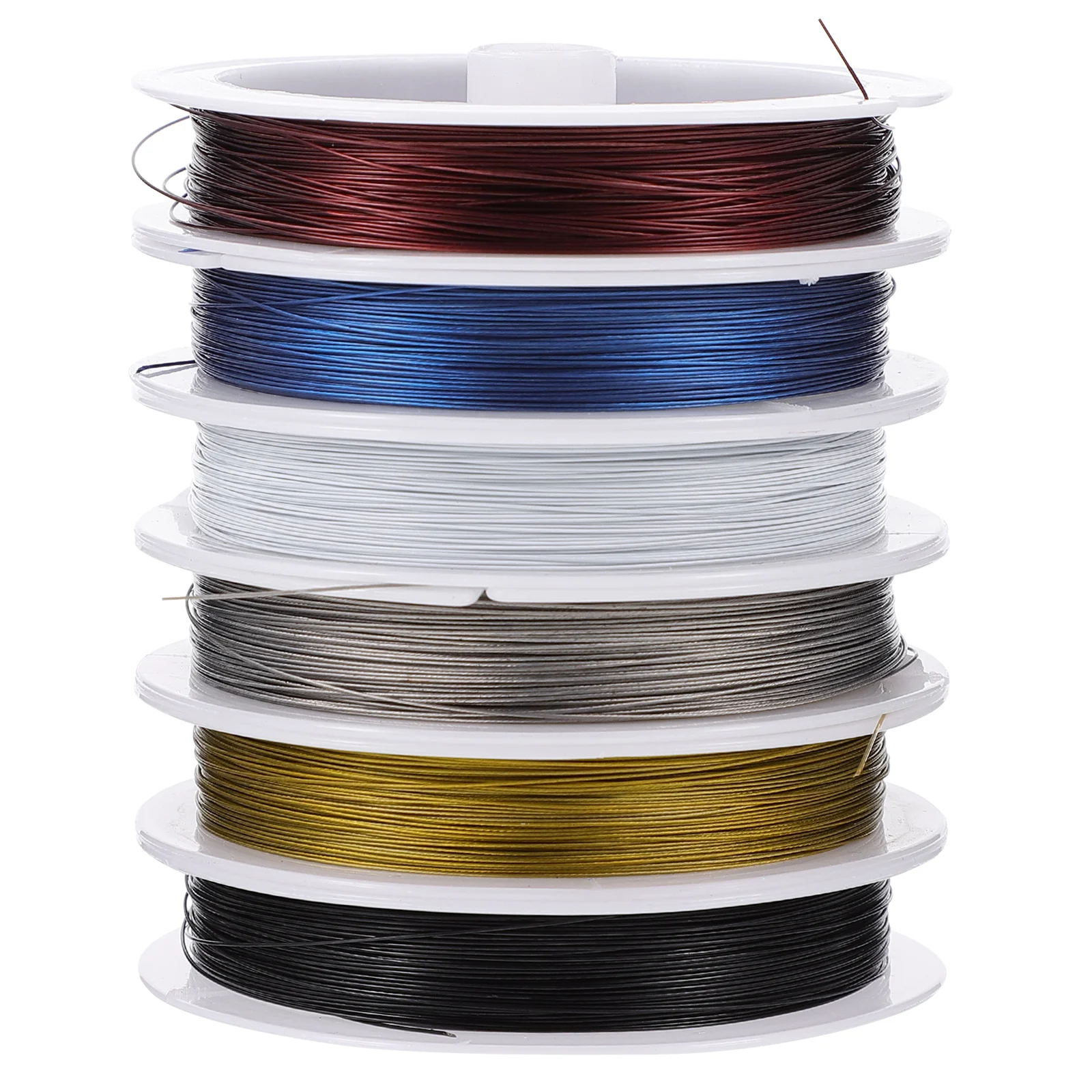 6pcs Rubber Coated Steel Wire 0 38mm Beading String for Bracelet Necklace DIY Jewelry Making Craft Supplies Copper Wire 
6pcs Rubber Coated Steel Wire 0 38mm Beading String for Bracelet Necklace DIY Jewelry Making Craft Supplies Copper Wire