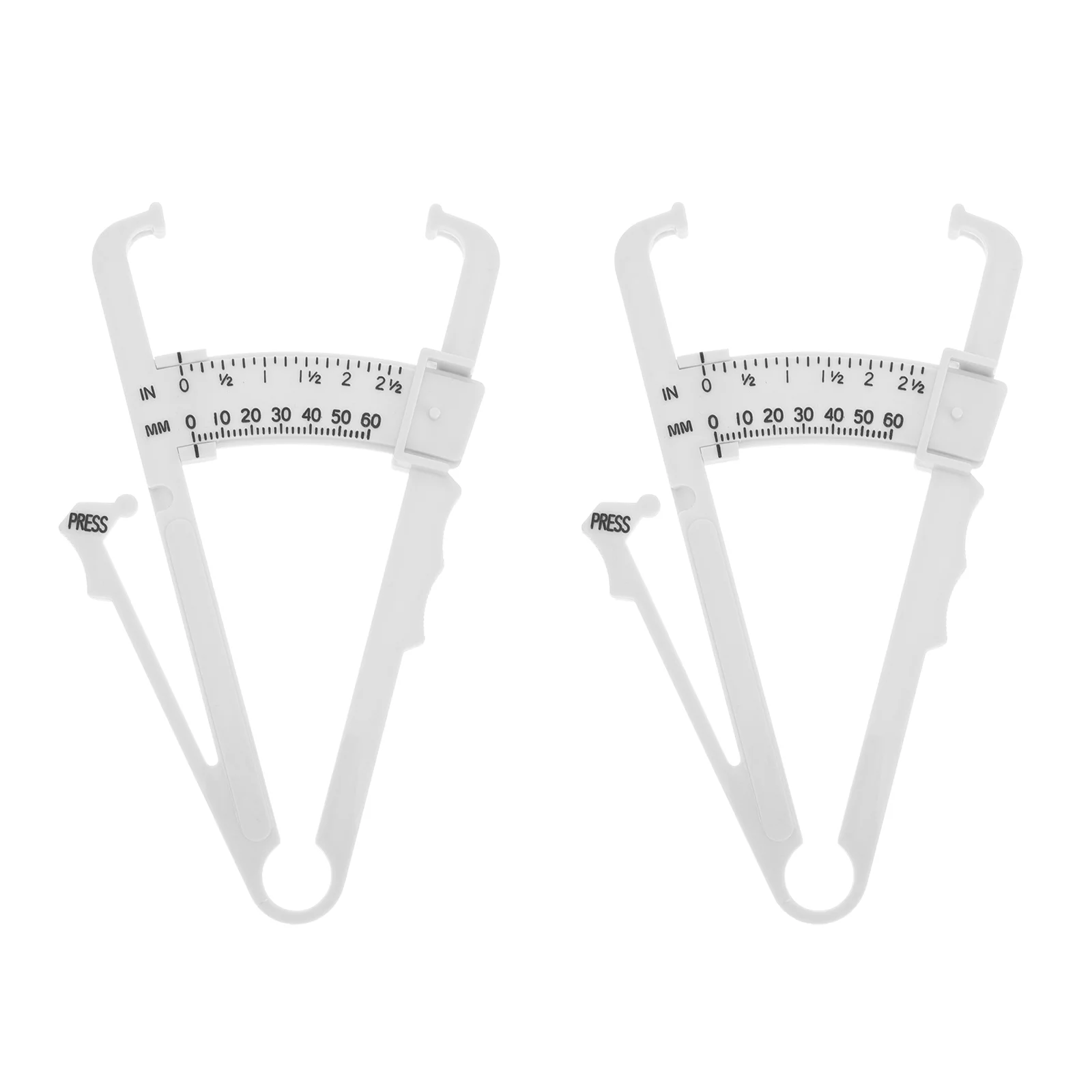 2 Pcs Fat Caliper Body Measure Device Handheld Tape Measuring Charts for Men Abs Plastic Ruler
2 Pcs Fat Caliper Body Measure Device Handheld Tape Measuring Charts for Men Abs Plastic Ruler