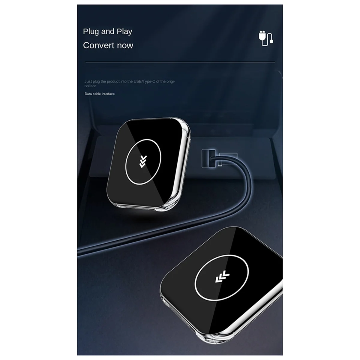 Беспроводной адаптер Carplay Android 2 в 1, беспроводной адаптер, автомобильный адаптер, преобразование проводов Android Auto в беспроводной блок
Беспроводной адаптер Carplay Android 2 в 1, беспроводной адаптер, автомобильный адаптер, преобразование проводов Android Auto в беспроводной блок