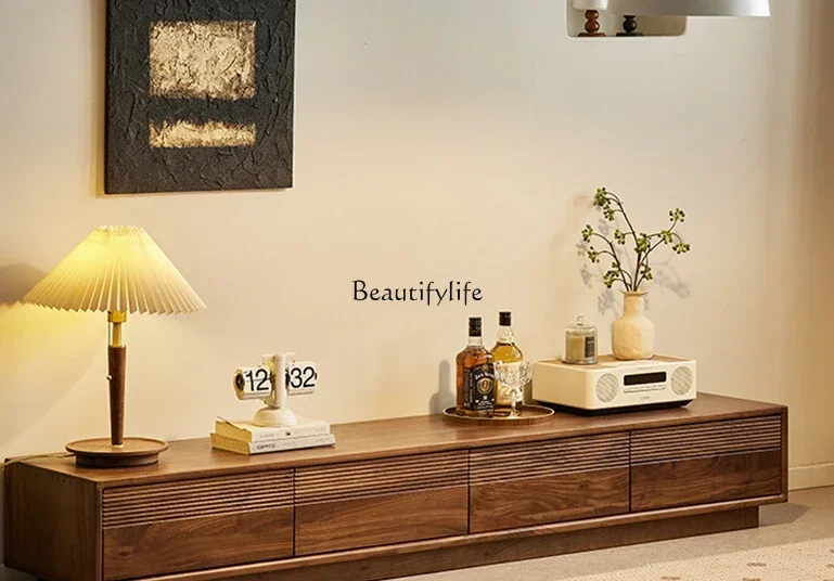 ls 04North American black walnut TV cabinet Nordic creative floor living room solid wood floor cabinet
ls 04North American black walnut TV cabinet Nordic creative floor living room solid wood floor cabinet