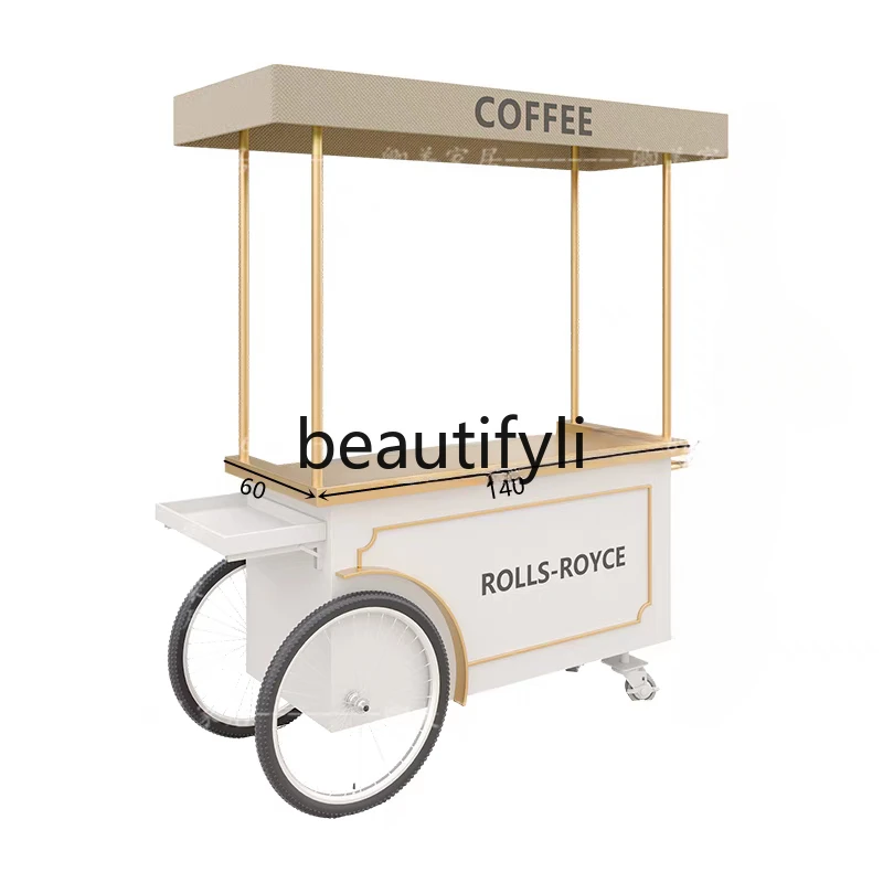 European-style creative food cart booth rack, float event festival decoration, display trolley
European-style creative food cart booth rack, float event festival decoration, display trolley