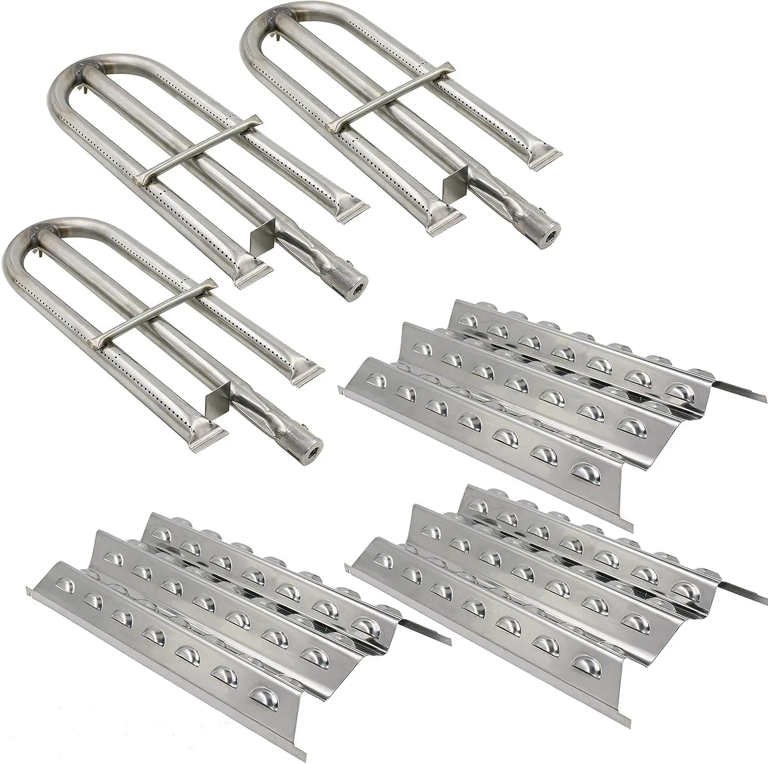 Stainless Steel Replacement Grill Parts for Gas Grills - Burner & Heat Plate Repair Kit
Stainless Steel Replacement Grill Parts for Gas Grills - Burner & Heat Plate Repair Kit
