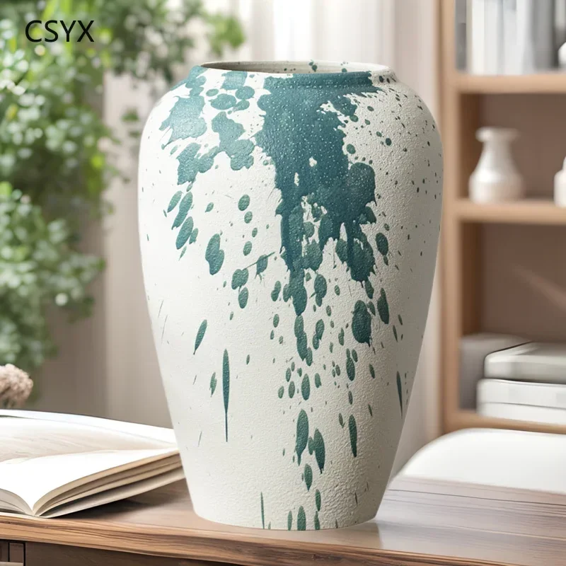 Ugly Jingdezhen Coarse Pottery Ceramic Vase New Chinese Home Decoration Ornament Zen Insertion Magnolia Flower Simulation Flower
Ugly Jingdezhen Coarse Pottery Ceramic Vase New Chinese Home Decoration Ornament Zen Insertion Magnolia Flower Simulation Flower