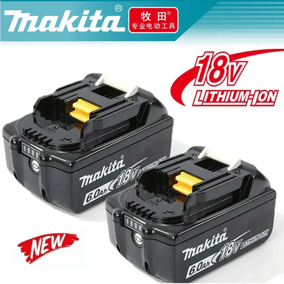 Makita 18V Battery 6000mAh Rechargeable Power Tools Battery 18V makita with LED Li-ion Replacement LXT BL1860B BL1860 BL1850
Makita 18V Battery 6000mAh Rechargeable Power Tools Battery 18V makita with LED Li-ion Replacement LXT BL1860B BL1860 BL1850