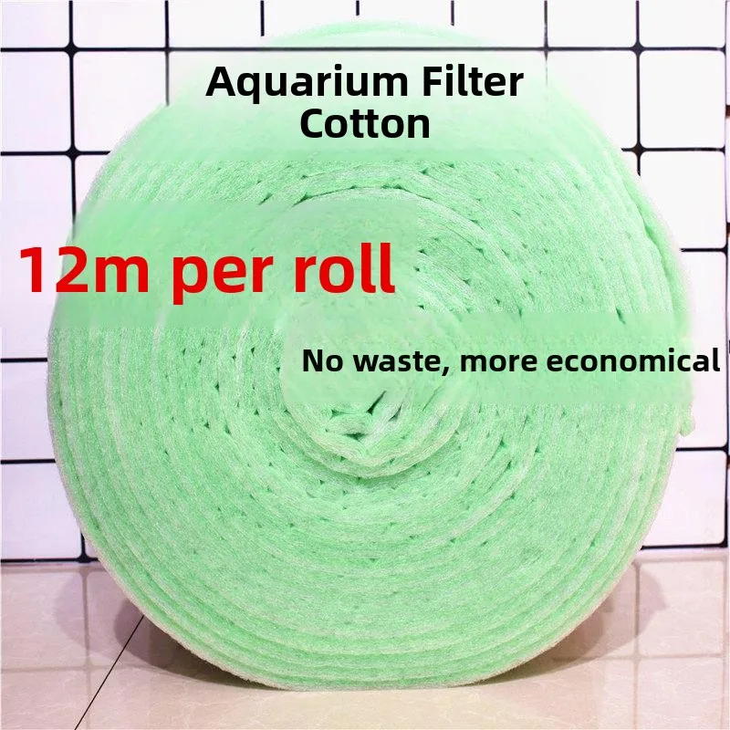 Whole Roll 12M Aquarium Filter Cotton for Fish Tank Circulation Filtration Material Aquatic Display Pond Filter Accessories
Whole Roll 12M Aquarium Filter Cotton for Fish Tank Circulation Filtration Material Aquatic Display Pond Filter Accessories