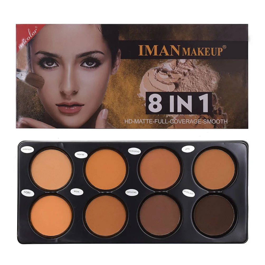 8 in 1 Makeup Palette with Highlighter and Contour Shades Bronzer Powder Definition and Sculptural Features Contour Palette
8 in 1 Makeup Palette with Highlighter and Contour Shades Bronzer Powder Definition and Sculptural Features Contour Palette