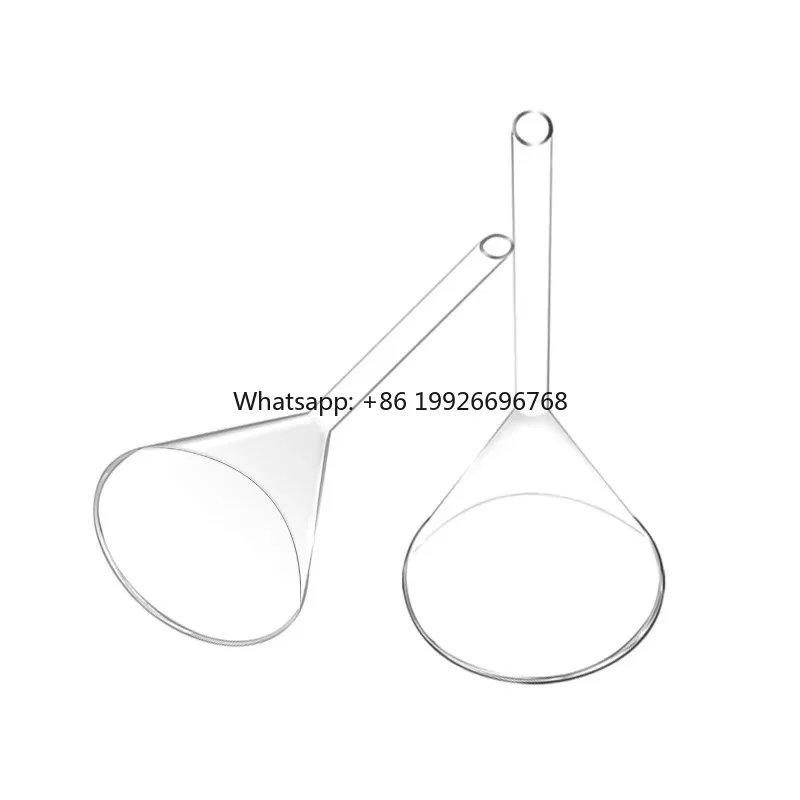 High Quality 30-90ml Triangular Funnel Short-necked Glass Funnel Glass Filter Funnel for Laboratory Use factory
High Quality 30-90ml Triangular Funnel Short-necked Glass Funnel Glass Filter Funnel for Laboratory Use factory