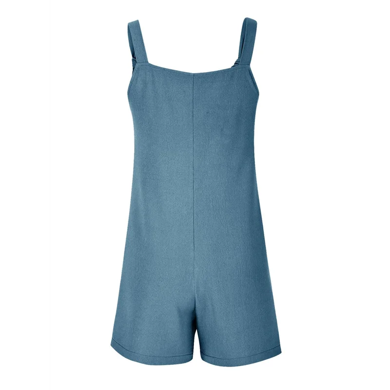 Women's Summer Fashionable Short Jumpsuits, Casual Sleeveless Jumpsuits With Pockets-A55G
Women's Summer Fashionable Short Jumpsuits, Casual Sleeveless Jumpsuits With Pockets-A55G