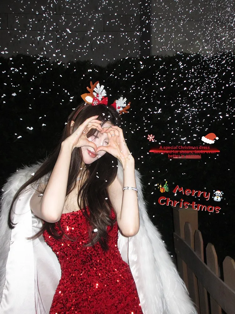 Chill Red Sequin Tube Top Velvet Dr Sexy High Waist Bodycon Skirt Wrap Chest Cisas Month Women's ort Dr
Chill Red Sequin Tube Top Velvet Dr Sexy High Waist Bodycon Skirt Wrap Chest Cisas Month Women's ort Dr