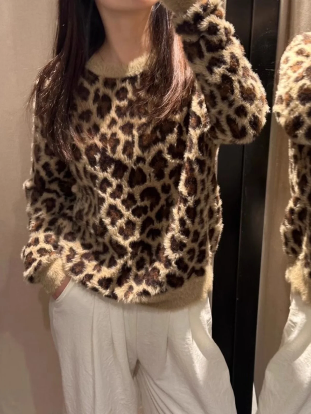 Весна-Осень 2024, вязаный свитер с ленивым леопардовым принтом, длинный круглый свитер Ne, Новое поступление, мягкий свитер с животным узором Fce W...
Весна-Осень 2024, вязаный свитер с ленивым леопардовым принтом, длинный круглый свитер Ne, Новое поступление, мягкий свитер с животным узором Fce W...