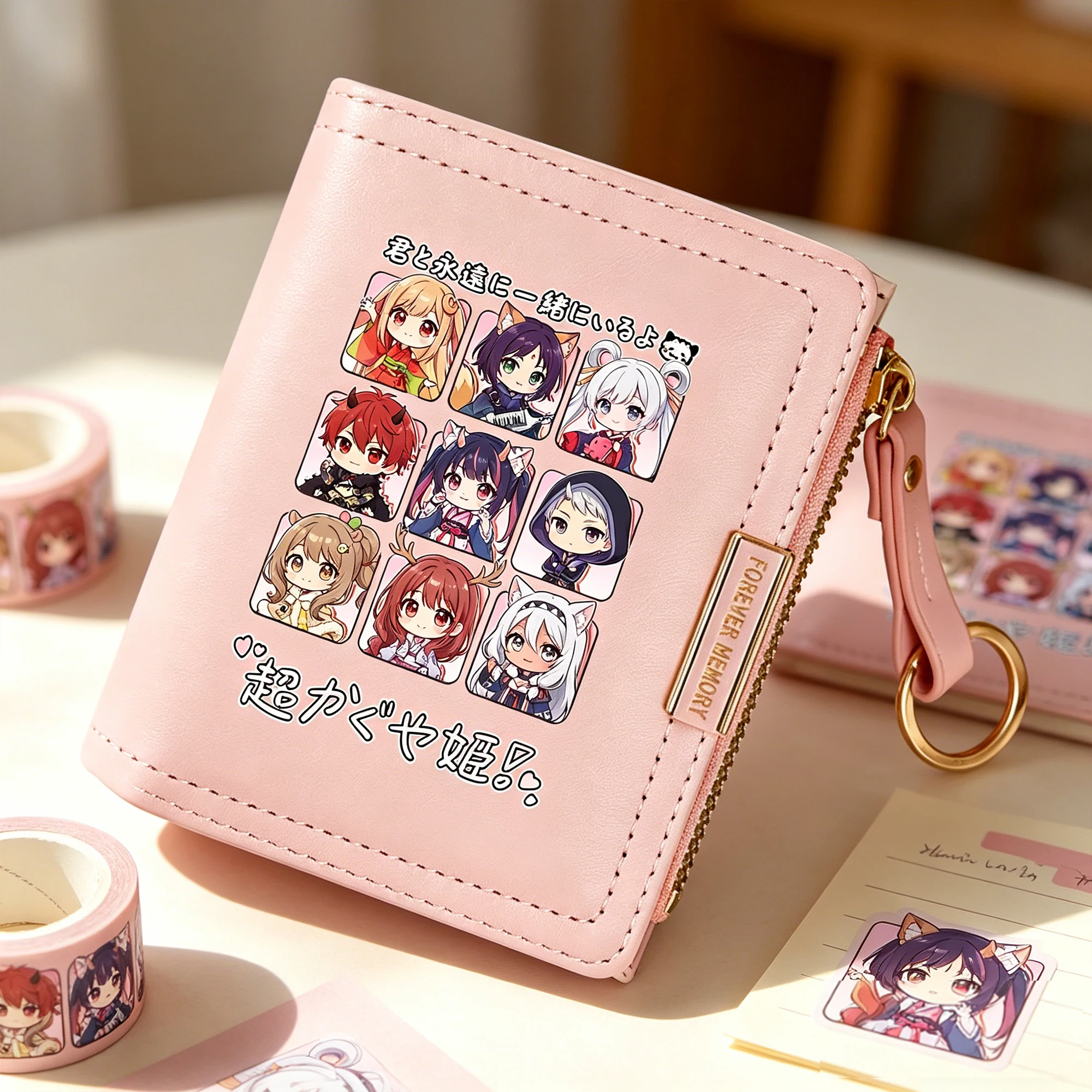 Anime Cosmic Princess Kaguya PU Leather Clutch Bag Cartoon Card Holder Cash Short Wallet Small Coin Purse with Zipper Pocket
Anime Cosmic Princess Kaguya PU Leather Clutch Bag Cartoon Card Holder Cash Short Wallet Small Coin Purse with Zipper Pocket