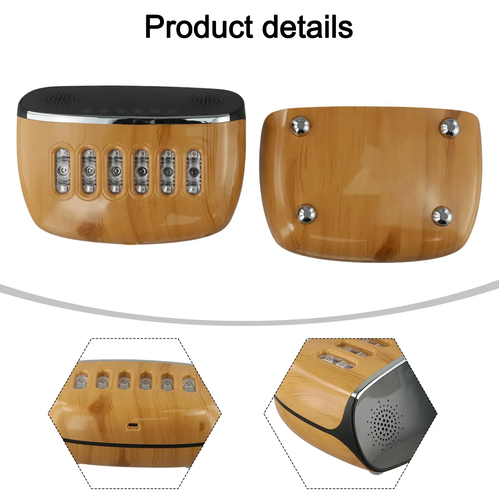 Multifunctional Air Humidifier that Combines Six Nozzles with Dynamic RGB Lighting and Built In Music Player for Added Enjoyment 
Multifunctional Air Humidifier that Combines Six Nozzles with Dynamic RGB Lighting and Built In Music Player for Added Enjoyment