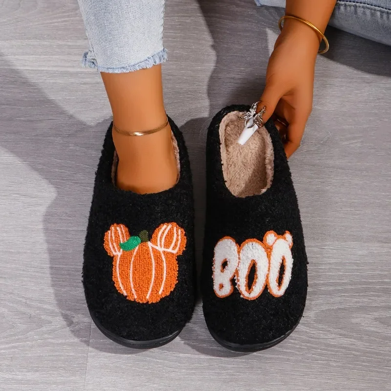 New Arrival Couple Home Warm Shoes Anti-Slip Indoor Slippers New Halloween Skull Cartoon Winter Plush Slippers for Women Men
New Arrival Couple Home Warm Shoes Anti-Slip Indoor Slippers New Halloween Skull Cartoon Winter Plush Slippers for Women Men