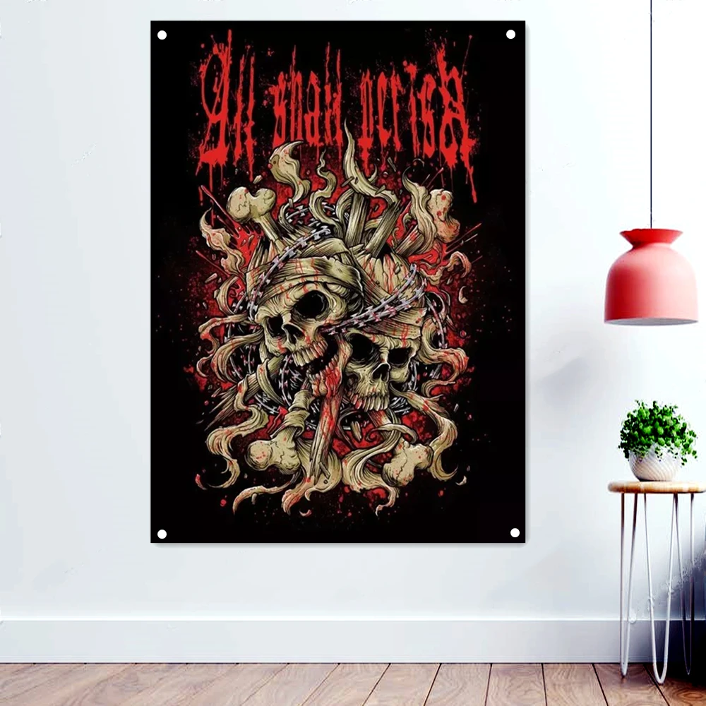 Bundled Skull Macabre Art Banner Wall Hanging Rock Band Icon Flag Death Metal Artist Posters Bloody Horror Art Tapestry Gift
Bundled Skull Macabre Art Banner Wall Hanging Rock Band Icon Flag Death Metal Artist Posters Bloody Horror Art Tapestry Gift