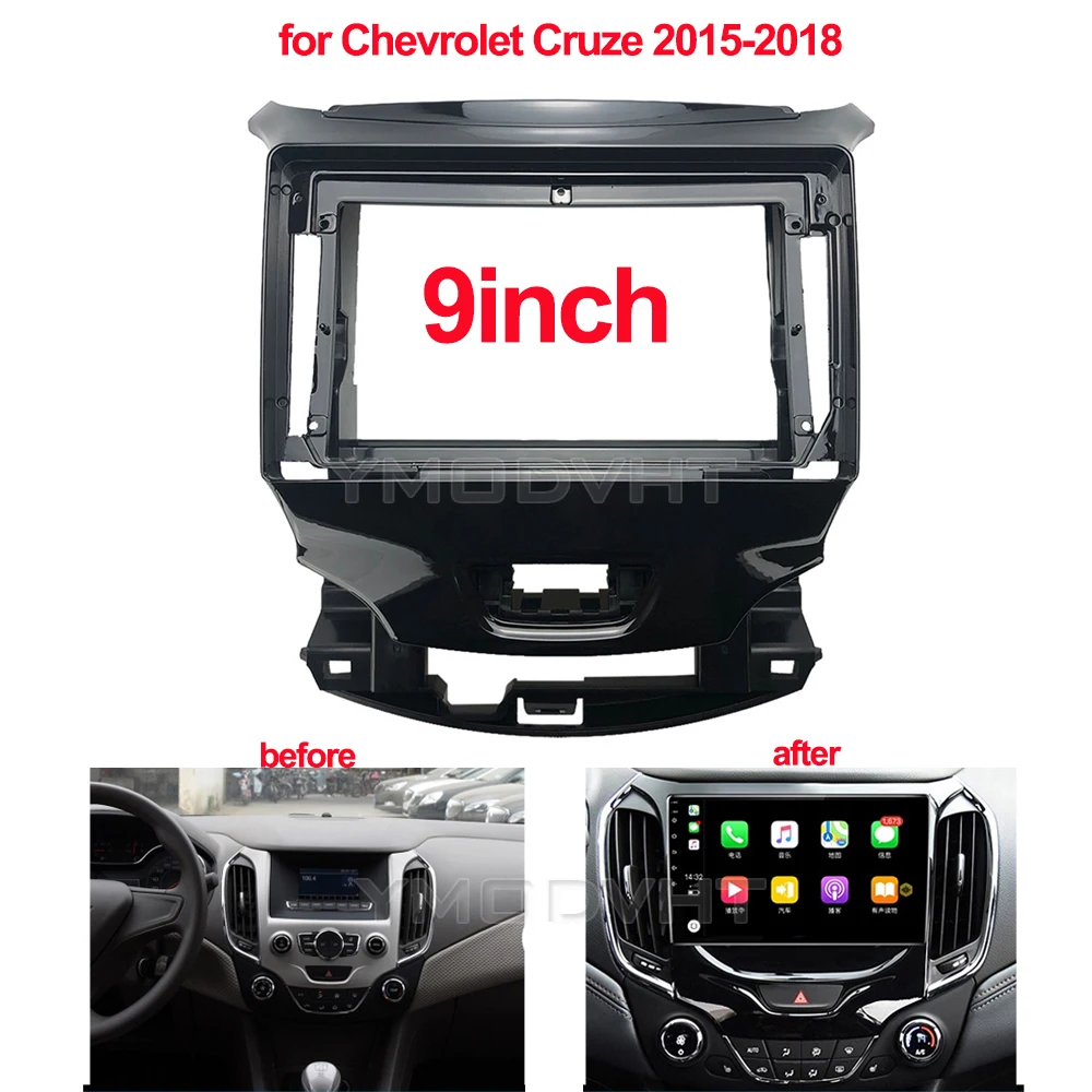 9-дюймовая Автомобильная радиоустановка Fascia Для Chevrolet Cruze 2015 2016 2017 2018, специальный комплект отделки для приборной панели, панель GPS-навигации, автоустановка
9-дюймовая Автомобильная радиоустановка Fascia Для Chevrolet Cruze 2015 2016 2017 2018, специальный комплект отделки для приборной панели, панель GPS-навигации, автоустановка