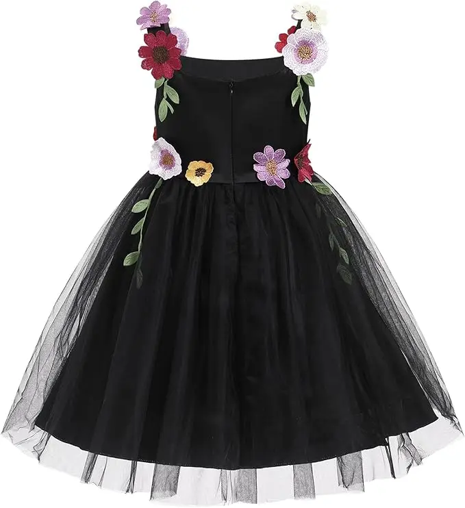 Snvdzo Toddler Girl Spaghetti Straps 3D Flower Embroidery Tulle Tutu Dress For Wedding Birthday Evening Party Prom Banquet Gown
Snvdzo Toddler Girl Spaghetti Straps 3D Flower Embroidery Tulle Tutu Dress For Wedding Birthday Evening Party Prom Banquet Gown