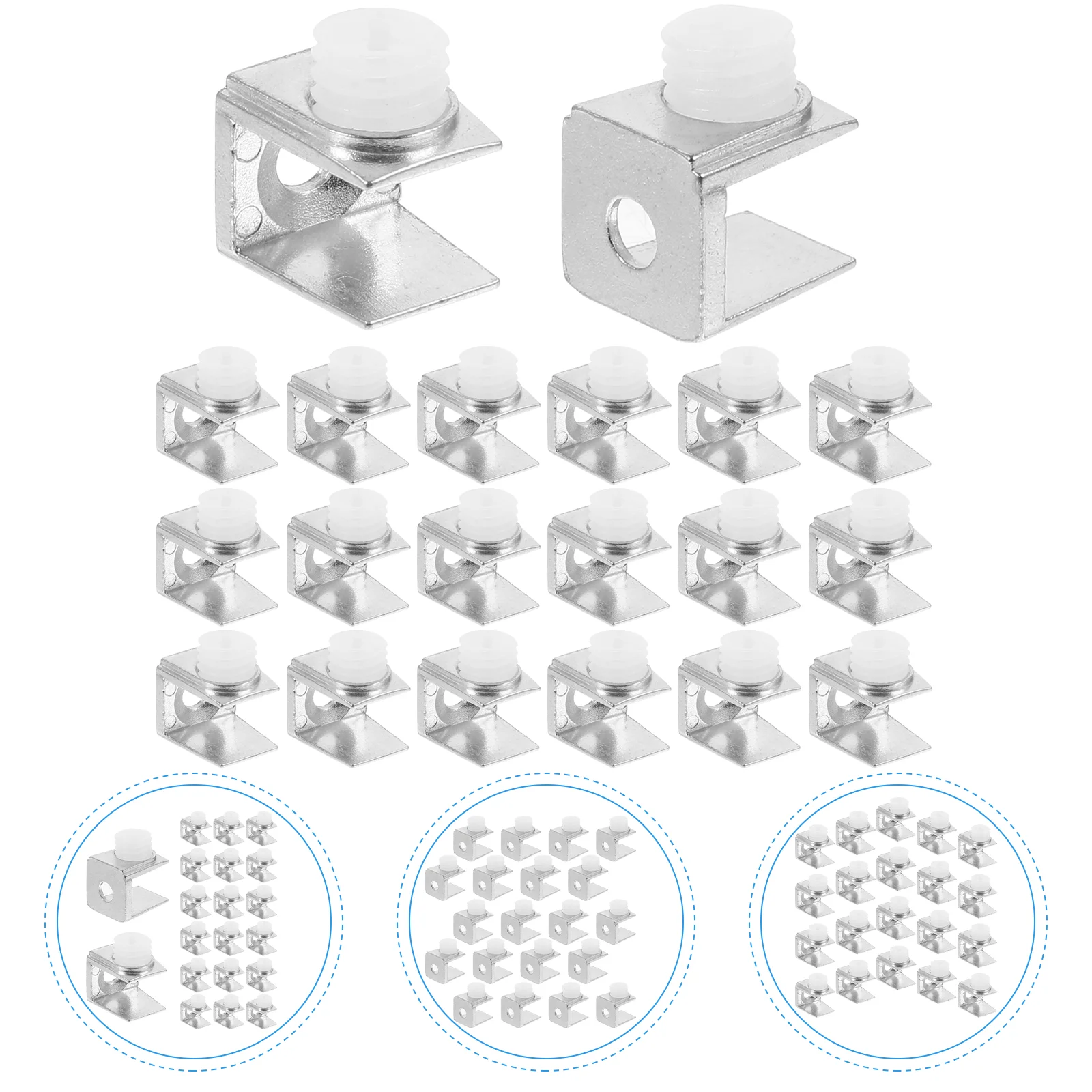 20 Pcs Glass Pallet Clip Brackets for Shelves Mirror Hangers Clips Shower Fixed Railing Clamp Zinc Alloy Hanging Kit Retainer
20 Pcs Glass Pallet Clip Brackets for Shelves Mirror Hangers Clips Shower Fixed Railing Clamp Zinc Alloy Hanging Kit Retainer
