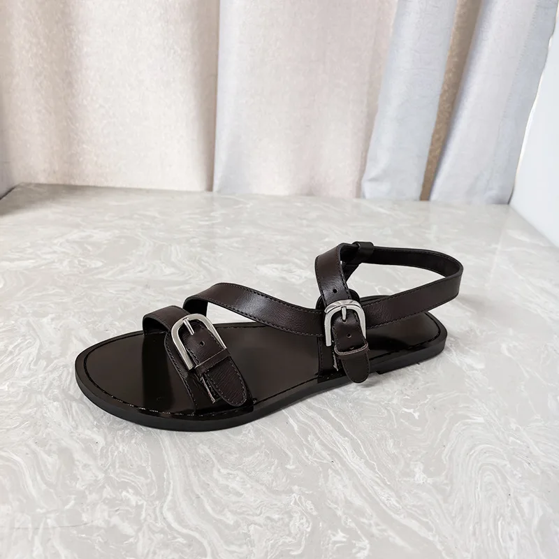 Dave&di Summer Shoes 2026 Minimalist Women's Shoes Made Of Genuine Leather With Exposed Toes And Flat Cross Straps Sandals Woman
Dave&di Summer Shoes 2026 Minimalist Women's Shoes Made Of Genuine Leather With Exposed Toes And Flat Cross Straps Sandals Woman