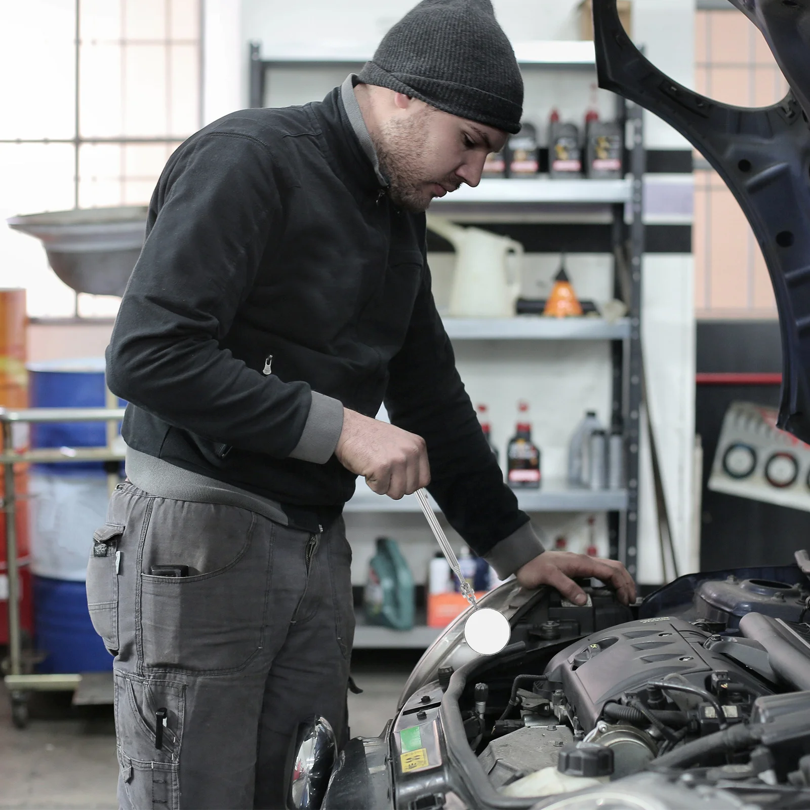 Inspection Mirror Automotive Telescoping Adjustable Angle Vehicle Repair Maintenance Tool Under Car Inspection Mirror
Inspection Mirror Automotive Telescoping Adjustable Angle Vehicle Repair Maintenance Tool Under Car Inspection Mirror