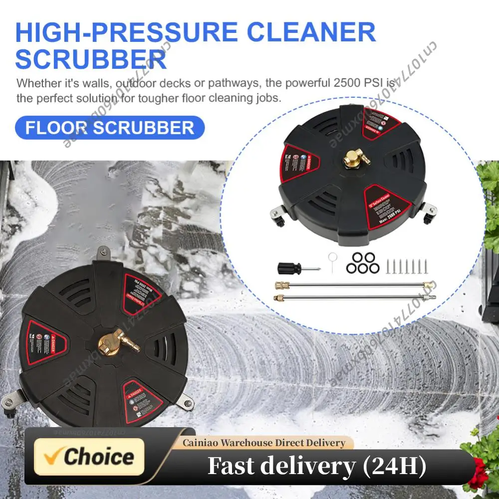 Floor Scrubber 1/4 Quick Connector Surface Cleaner Attachment with Extension Wand Powerful Pressure Washer Replacement Nozzles
Floor Scrubber 1/4 Quick Connector Surface Cleaner Attachment with Extension Wand Powerful Pressure Washer Replacement Nozzles