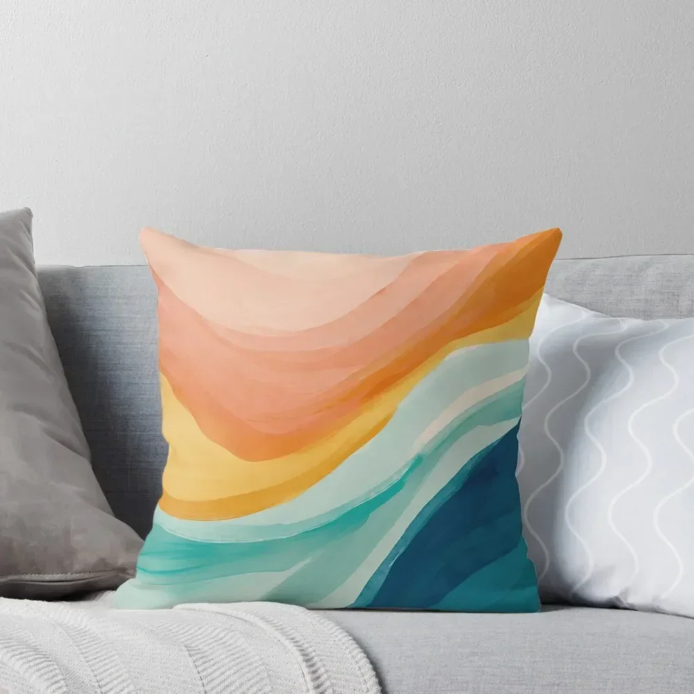 Pink, Yellow, Blue, Watercolor Abstract Sunrise Waves Throw Pillow Christmas Pillowcase Sofas Covers pillow
Pink, Yellow, Blue, Watercolor Abstract Sunrise Waves Throw Pillow Christmas Pillowcase Sofas Covers pillow
