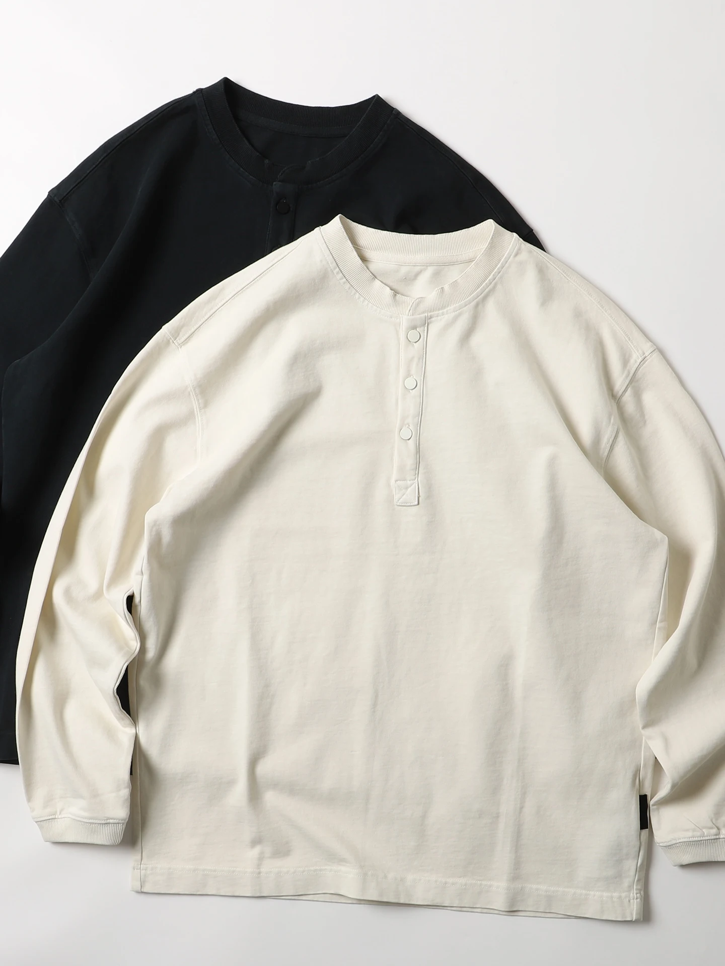 American Sle Heavyweight 420g Pure Cotton Retro Henry Collar Long Sve T-irt Men Comfortable Casual Base irt Trendy
American Sle Heavyweight 420g Pure Cotton Retro Henry Collar Long Sve T-irt Men Comfortable Casual Base irt Trendy