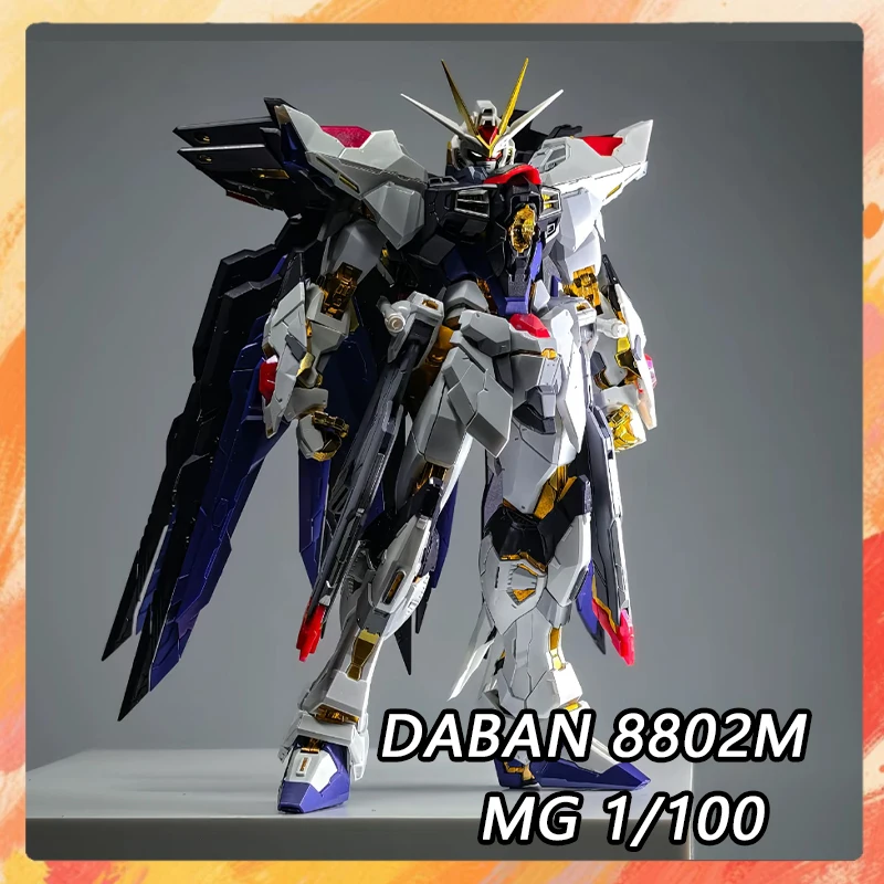 NEW DABAN 8802M Strike Freedom Action Figure MB Style ZGMF-X20A Anime Figures 1/100 Scale Assembly Model Kit Alloy Skeleton Gift
NEW DABAN 8802M Strike Freedom Action Figure MB Style ZGMF-X20A Anime Figures 1/100 Scale Assembly Model Kit Alloy Skeleton Gift