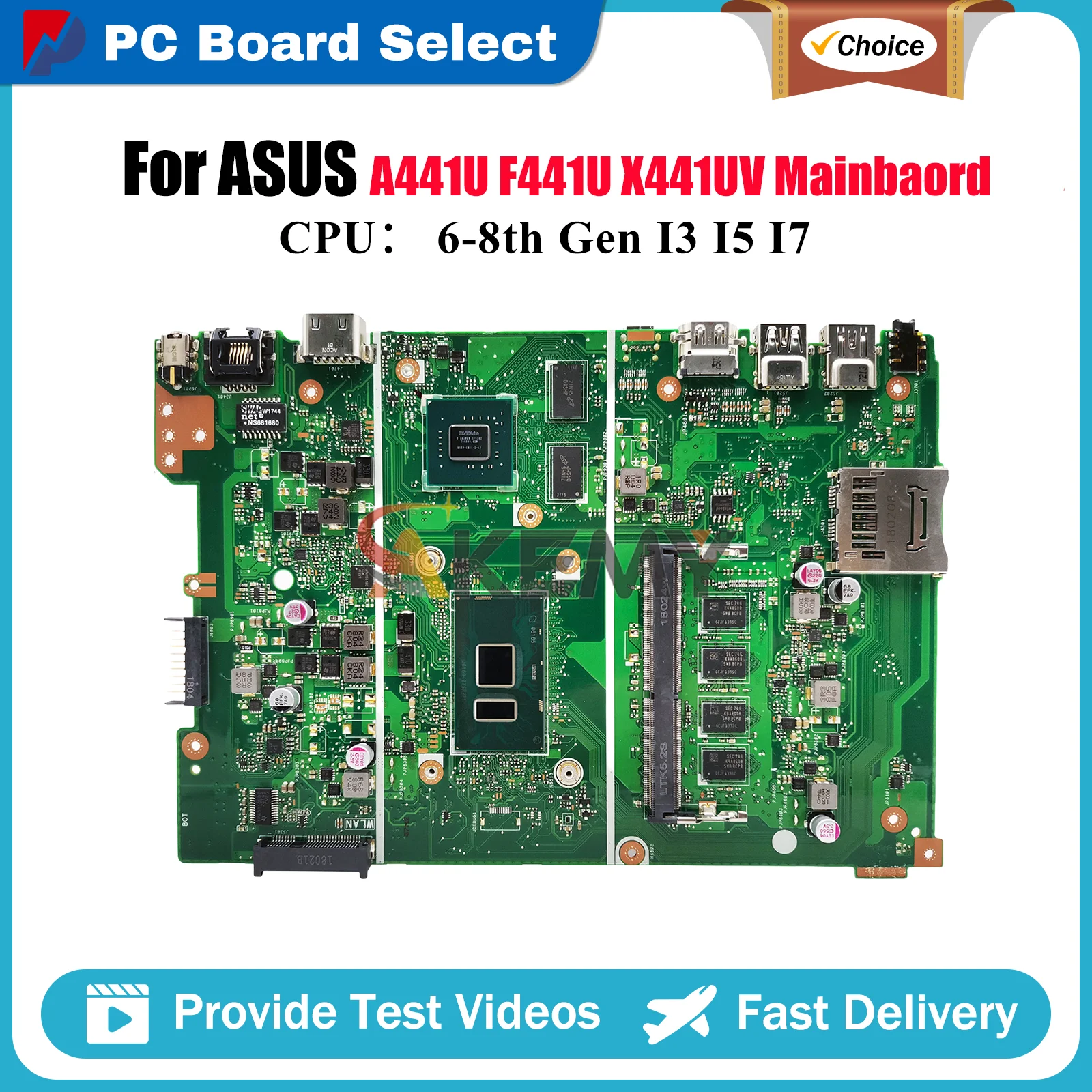 Материнская плата для ноутбука X441UV для ASUS X441UBR X441UAR X441UAK X441U X441UB F441U A441U X441URK X441UVK с процессором I3 I5 I7
Материнская плата для ноутбука X441UV для ASUS X441UBR X441UAR X441UAK X441U X441UB F441U A441U X441URK X441UVK с процессором I3 I5 I7