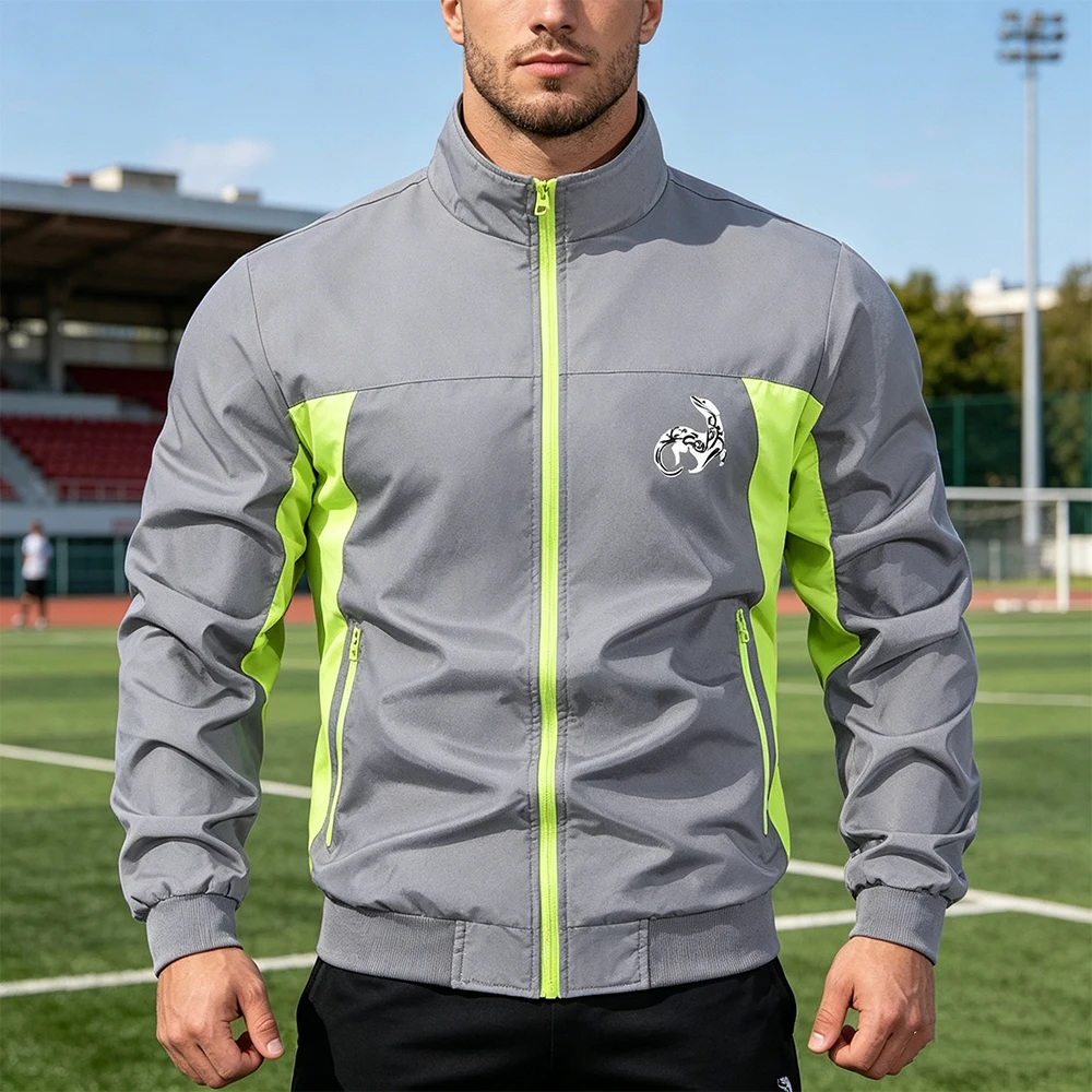Мужская спортивная ветрозащитная куртка-олимпийка на молнии с воротником-стойкой для тренировок в зале и пробежек, с принтом в виде узоров Seal
Мужская спортивная ветрозащитная куртка-олимпийка на молнии с воротником-стойкой для тренировок в зале и пробежек, с принтом в виде узоров Seal
