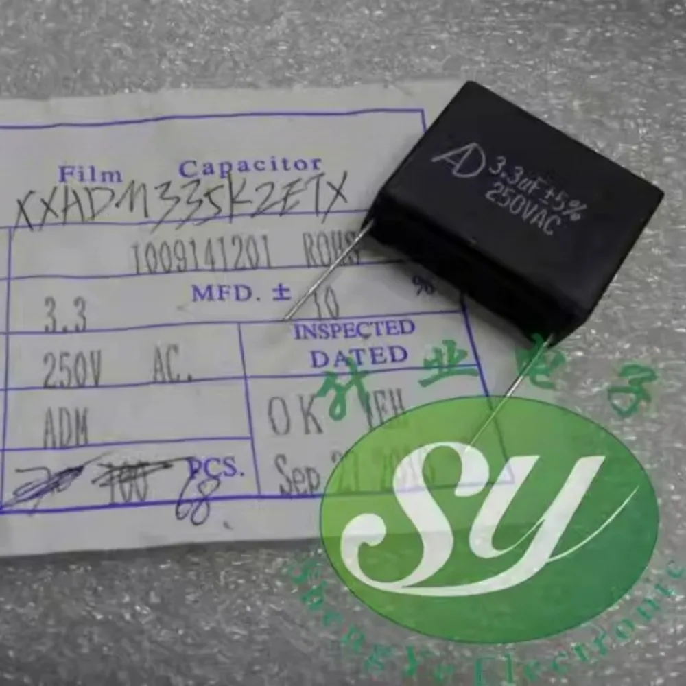 3.3uf/250vAC 3u3 335 Brand New 28mm Fan Motor Starting Capacitor
3.3uf/250vAC 3u3 335 Brand New 28mm Fan Motor Starting Capacitor