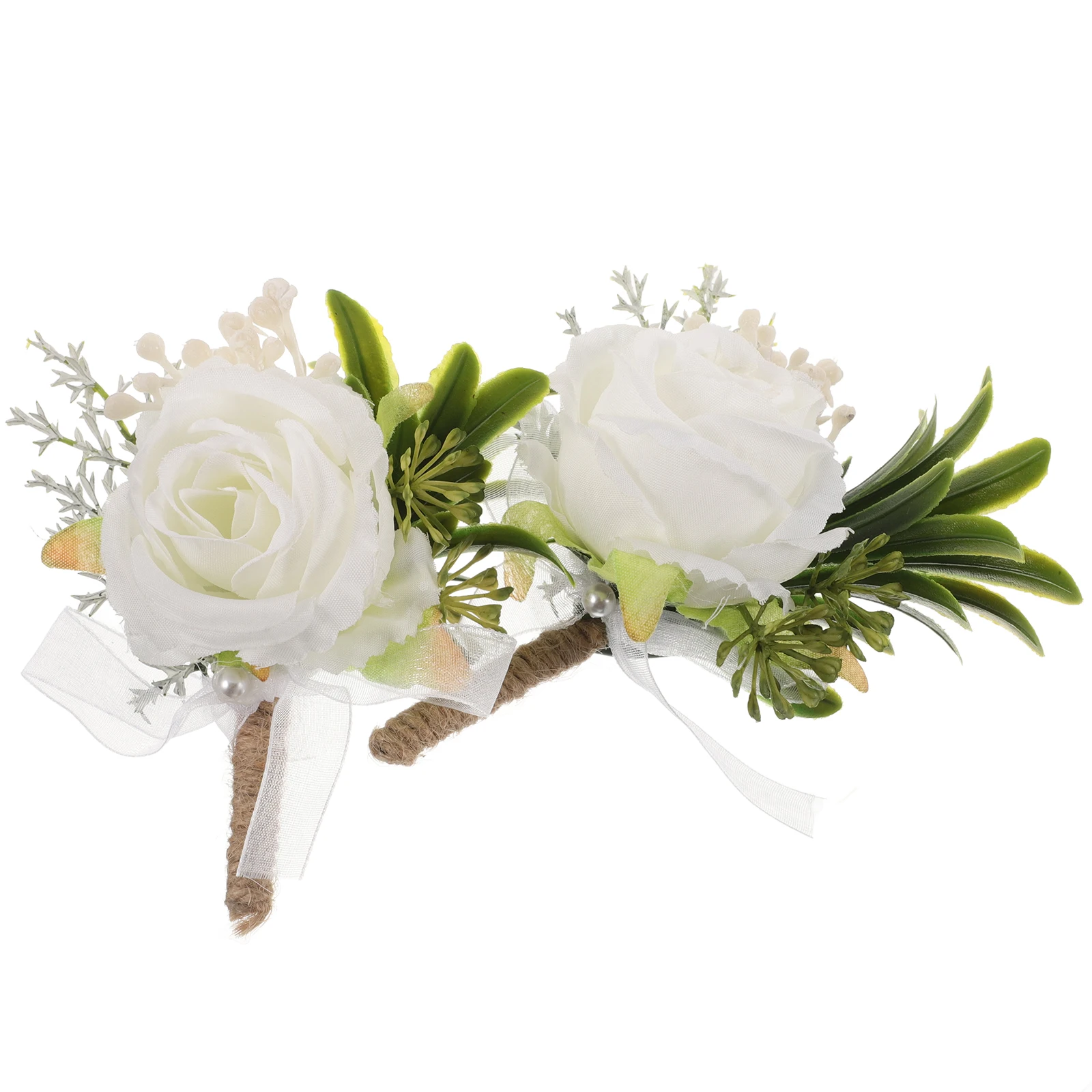 2pcs Artificial Boutonnieres For Wedding White Rose Men Boutonniere Pin Durable Elegant Lapel Decoration Groom Groomsmen Formal
2pcs Artificial Boutonnieres For Wedding White Rose Men Boutonniere Pin Durable Elegant Lapel Decoration Groom Groomsmen Formal