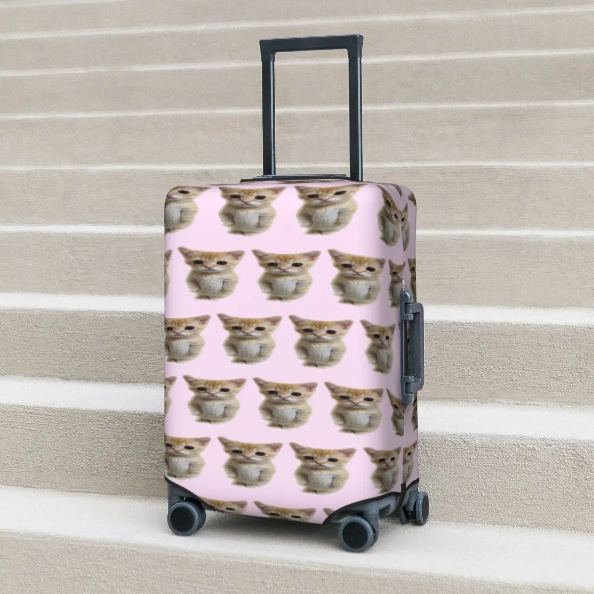El Gato Standing Cat Meme Suitcase Cover Protection Elastic Travel Luggage Protector Covers for 18-32 Inch
El Gato Standing Cat Meme Suitcase Cover Protection Elastic Travel Luggage Protector Covers for 18-32 Inch