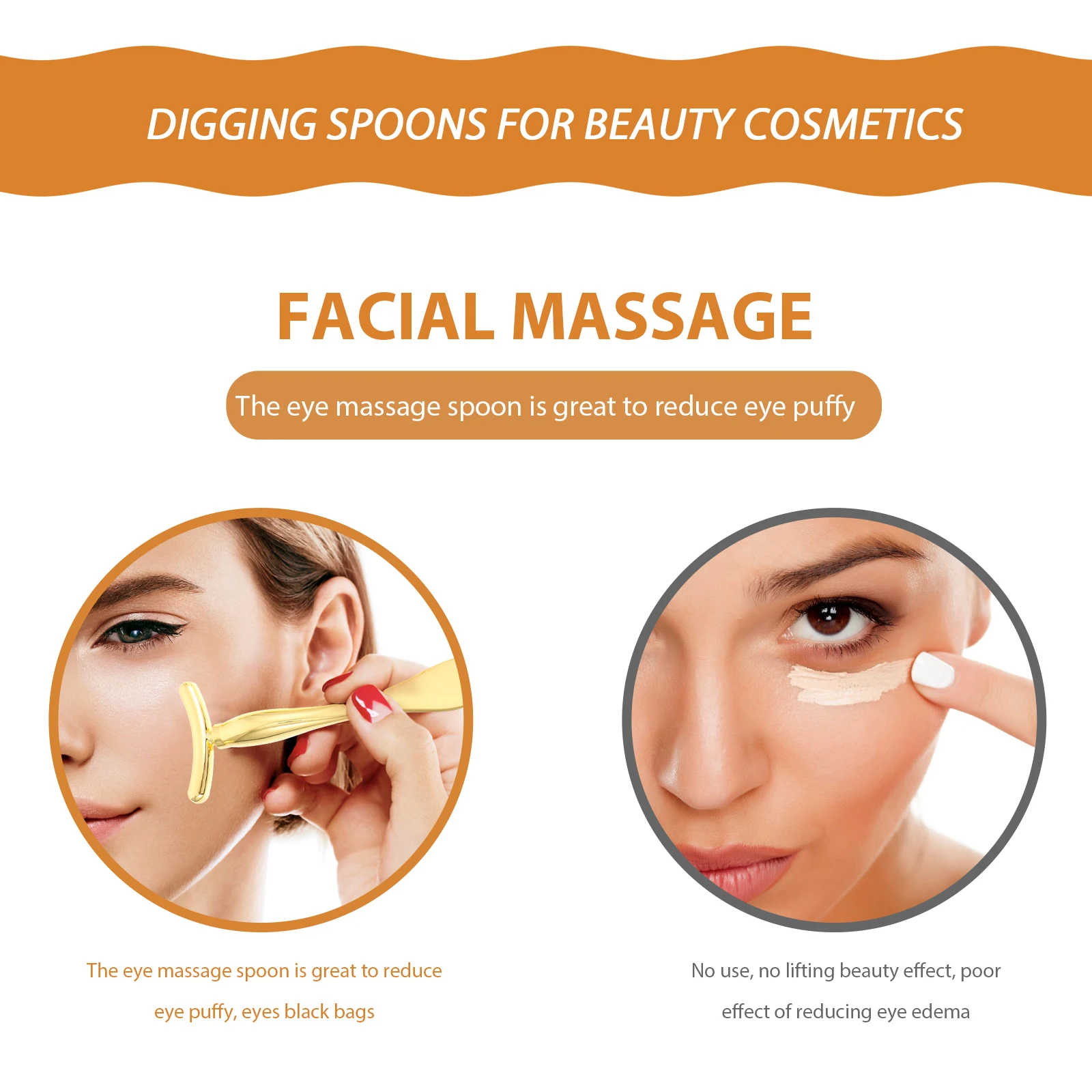 3pcs Eye Cream Stick Golden Makeup Rod Facial Mask Spoon Durable Skin Care Tool Metal Applicator For Salon Home Use
3pcs Eye Cream Stick Golden Makeup Rod Facial Mask Spoon Durable Skin Care Tool Metal Applicator For Salon Home Use