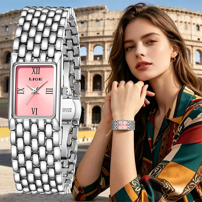 LIGE Elegant Woman Watch Fashion Casual Bracelet Quartz Watches for Women Simple Ladies Clocks Gifts for Ladies Reloj De Mujer
LIGE Elegant Woman Watch Fashion Casual Bracelet Quartz Watches for Women Simple Ladies Clocks Gifts for Ladies Reloj De Mujer